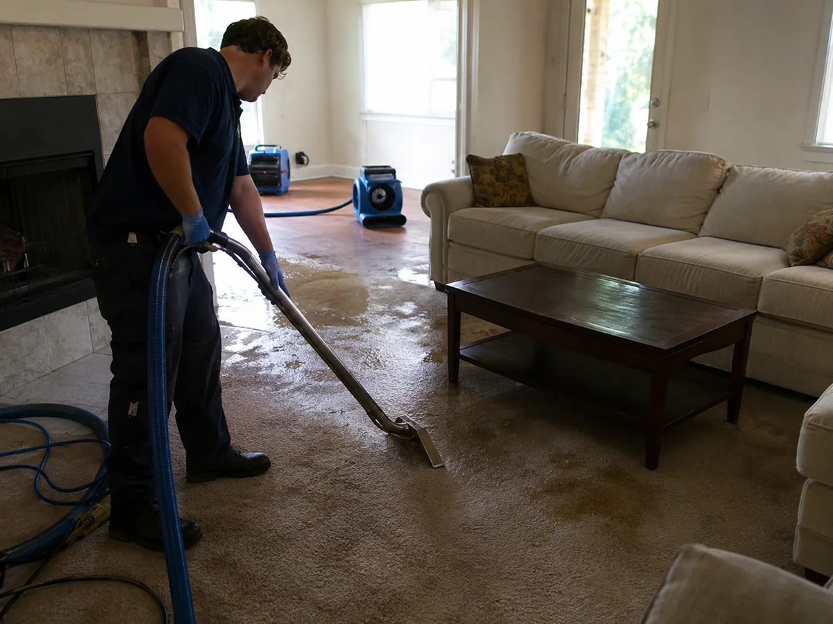 Water damage restoration service in LaPorte, IN