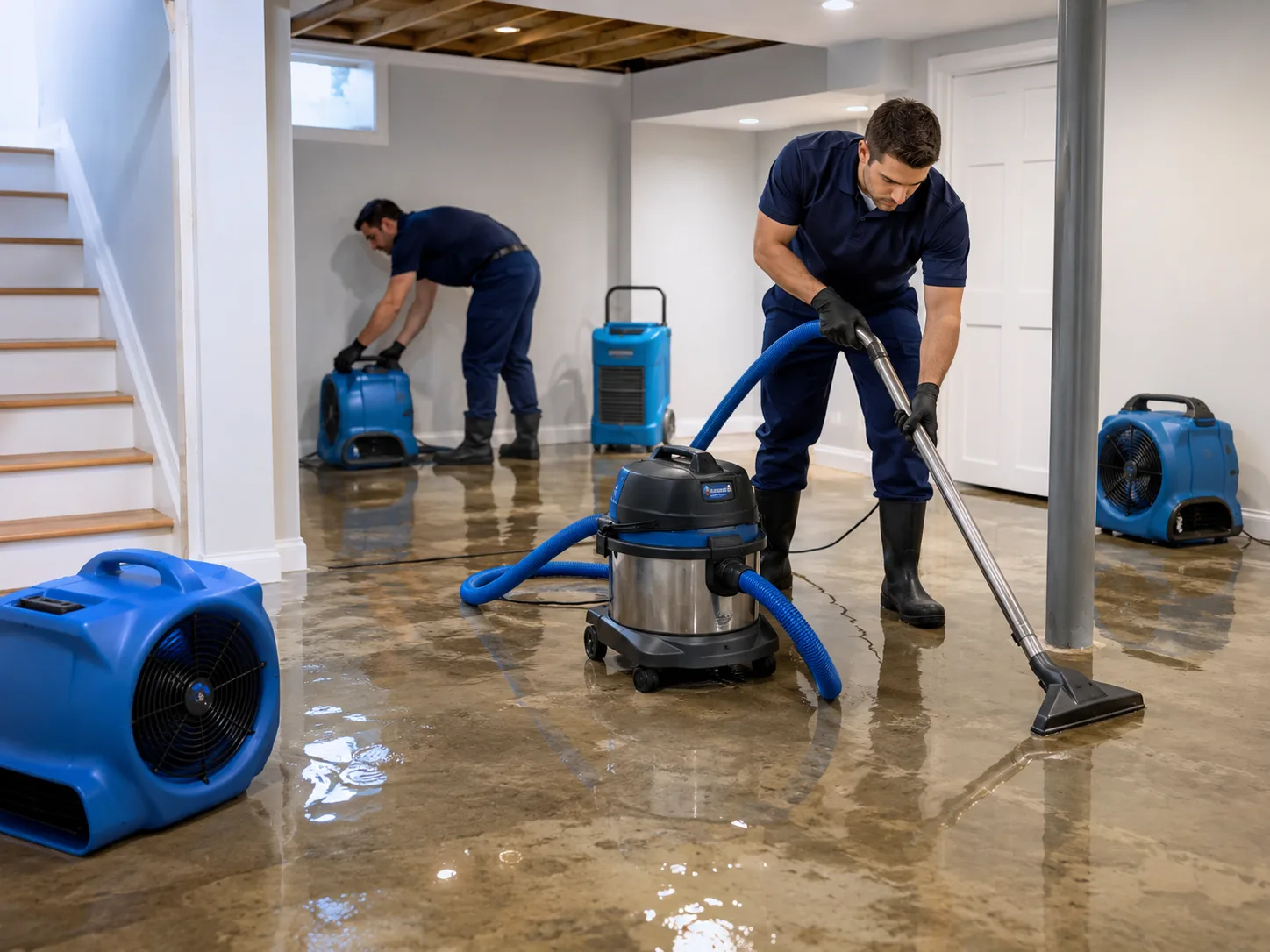 Water extraction in South Bend, Indiana